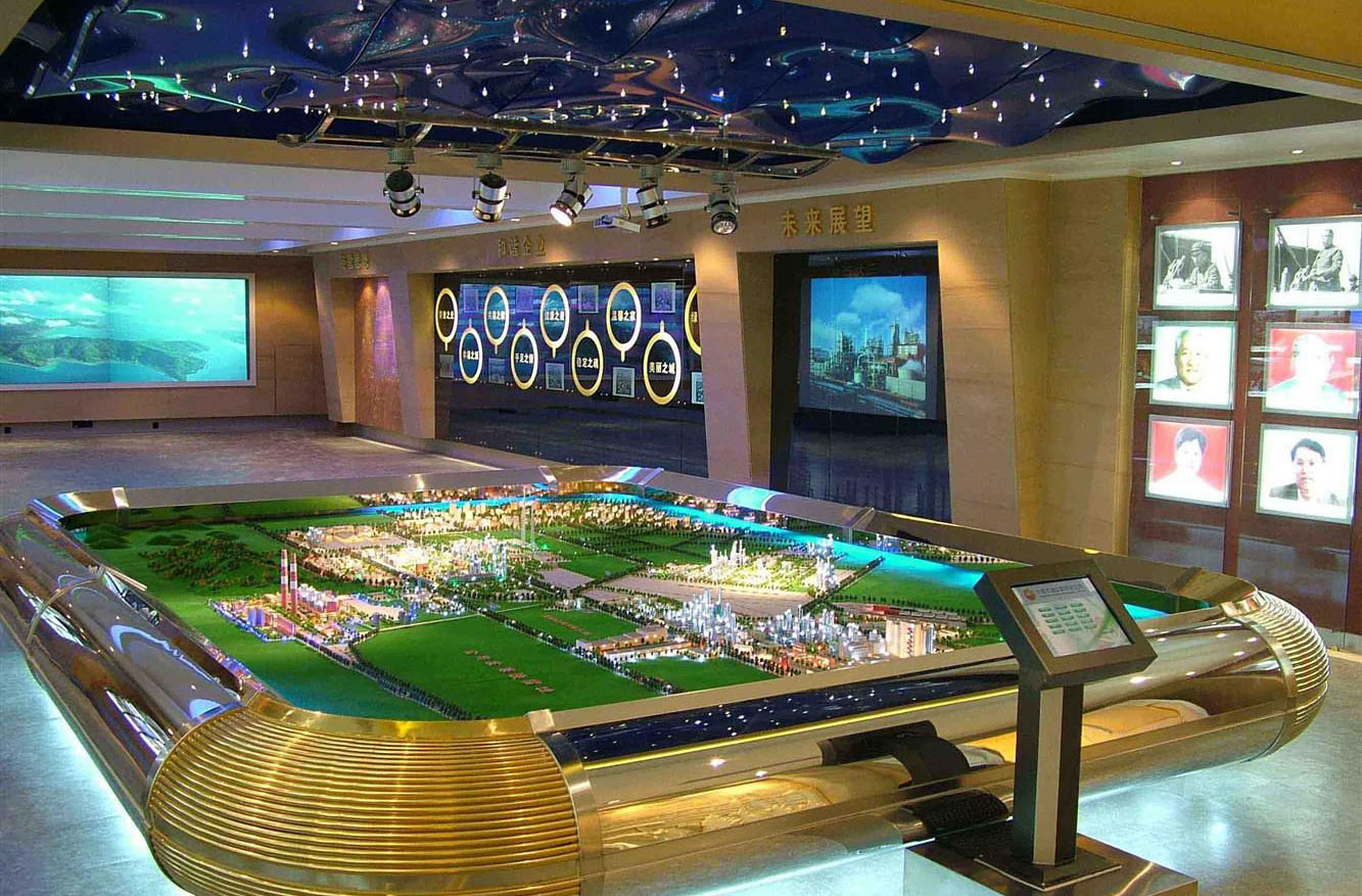 數字沙盤，提升展廳科技感