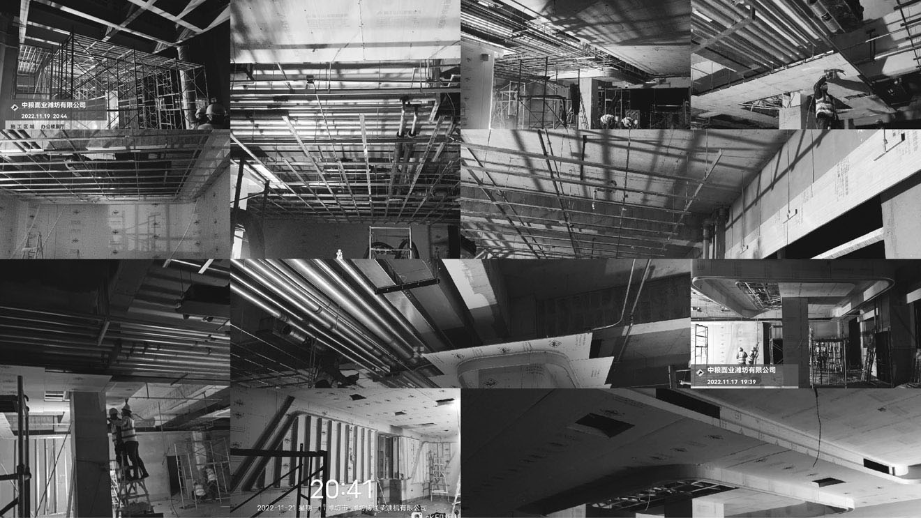 中糧面業（濰坊）公司企業展廳設計施工